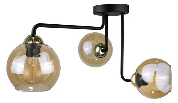 Přisazený lustr MONDE GOLD 3xE27/60W/230V