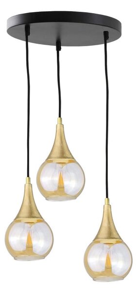 Lustr na lanku LACRIMA HONEY 3xE27/60W/230V pr. 30 cm