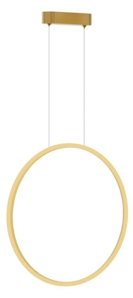 LED Lustr na lanku SATURNO LED/28W/230V pr. 50 cm IP44 zlatá