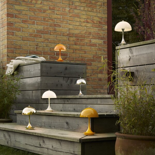 Venkovní svítidla Louis Poulsen, Panthella 160, stmívatelné, Metalická, Balkon, Plast, Design