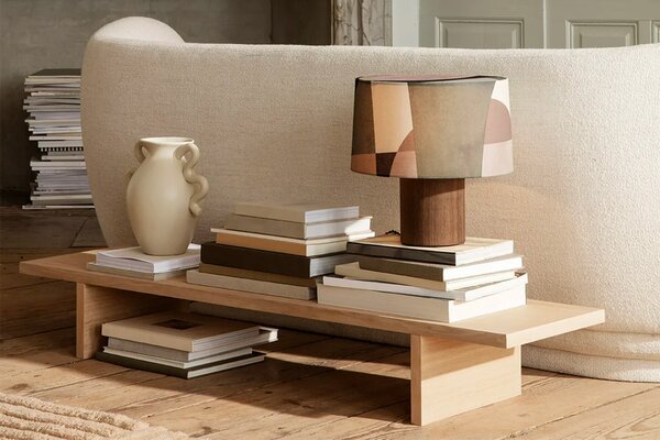 Ferm Living designové odkládací stolky Kona Display Table (138 x 20cm)