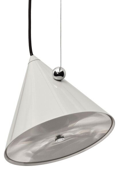 Závěsná svítidlo Tom Dixon, Pose, stmívatelné, Šedá, Obývací pokoj, Kov, Design