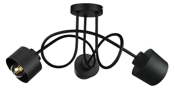 Přisazený lustr SIMPLY BLACK 3xE27/60W/230V