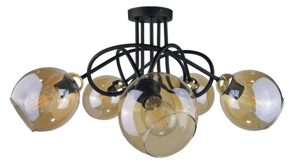 Přisazený lustr VENUS GOLD 5xE27/60W/230V