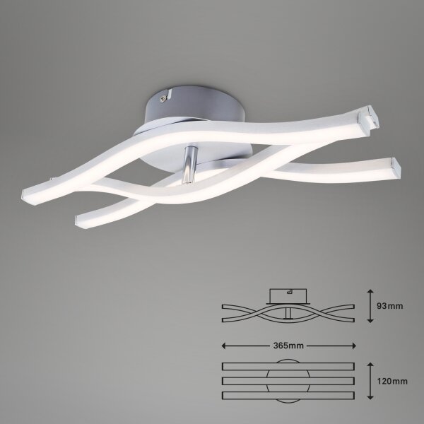 Briloner 3186-039 - LED Přisazený lustr GO 3xLED/6W/230V