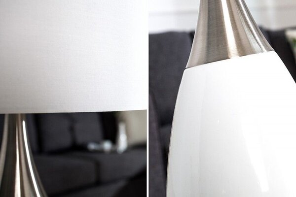 Stolní lampa CARLA 60 CM bílá Svítidla | Stolní