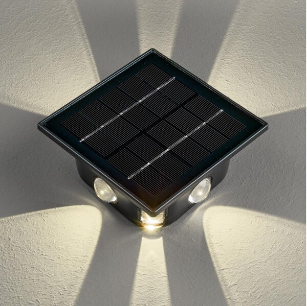 Immax 08487L - LED Solární nástěnné svítidlo se senzorem LED/2W/5V IP54