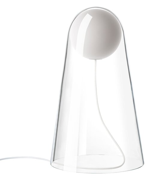 Stolní lampa Foscarini, Satellight, stmívatelné, Transparentní, Obývací pokoj, Sklo, Design