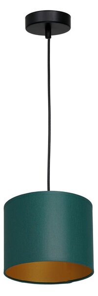 Lustr na lanku ARDEN 1xE27/60W/230V pr. 18 cm zelená/zlatá