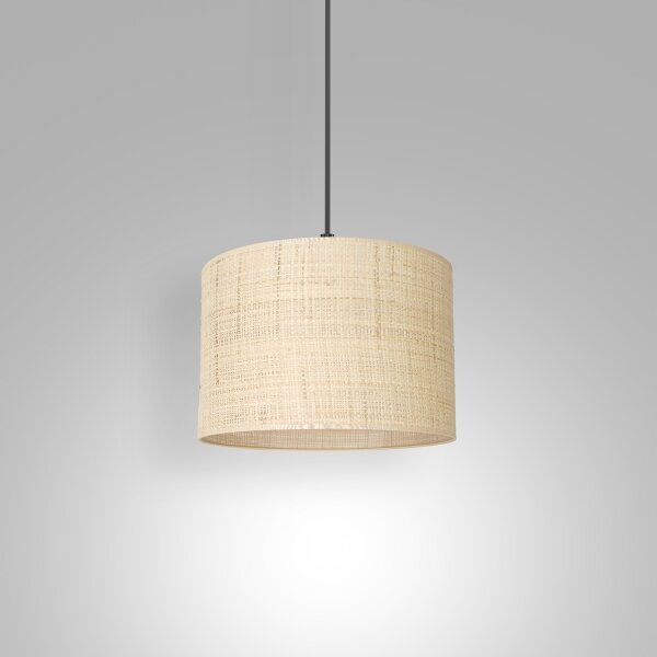 Lustr na lanku RATTAN 1xE27/60W/230V pr. 25 cm ratan