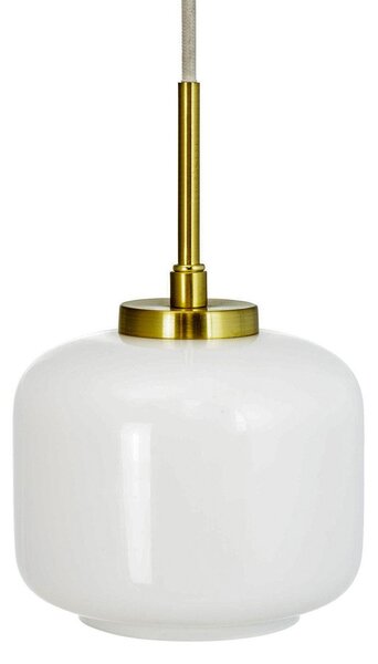 Závěsná svítidlo Dyberg Larsen, Arp, stmívatelné, Zlatá / mosazná, Obývací pokoj, Sklo, Design