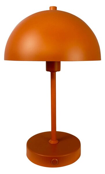 Stolní lampa Dyberg Larsen, Stockholm, stmívatelné, Hnědá / Rezavá, Obývací pokoj, Kov, Skandinávský