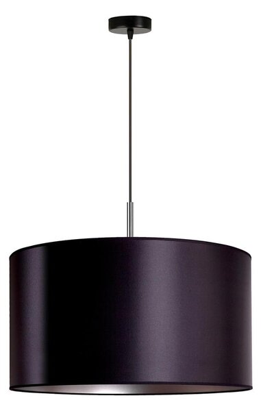 Duolla - Lustr na lanku CANNES 1xE27/15W/230V pr. 45 cm černá/stříbrná