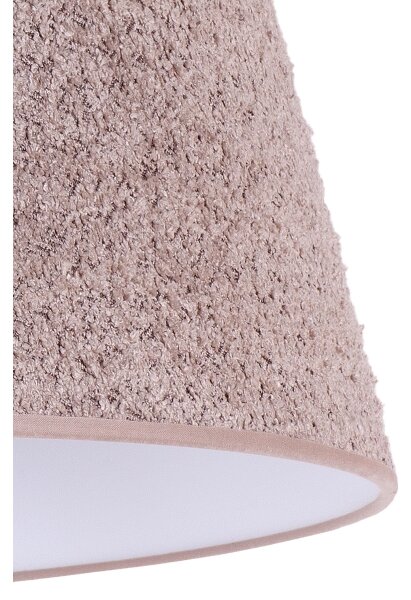 Duolla - Lustr na lanku BOUCLE 1xE27/15W/230V pr. 50 cm hnědá