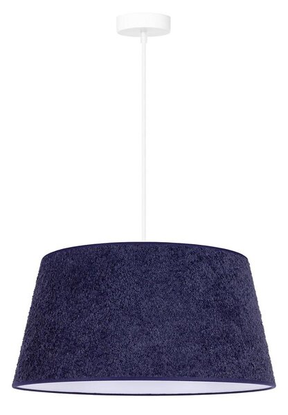Duolla - Lustr na lanku BOUCLE 1xE27/15W/230V pr. 50 cm modrá