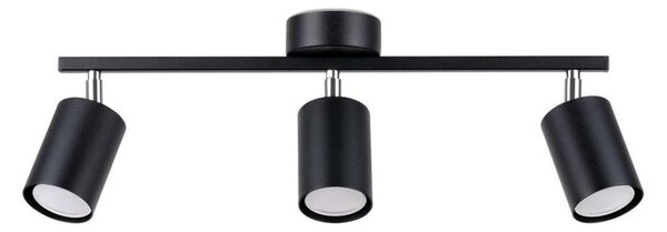 Sollux SL.1128 - Bodové svítidlo LEMMI 3xGU10/40W/230V černá