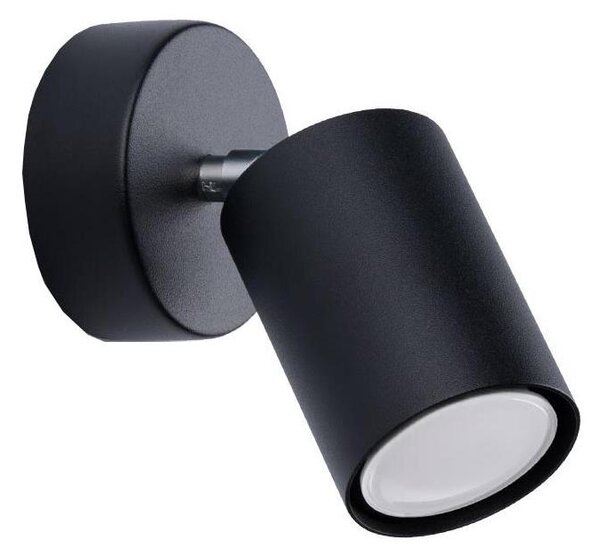 Sollux SL.1126 - Nástěnné bodové svítidlo LEMMI 1xGU10/40W/230V černá