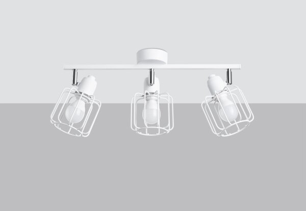 Sollux SL.1113 - Bodové svítidlo BELUCI 3xE14/40W/230V bílá