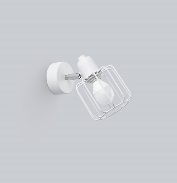 Sollux SL.1111 - Nástěnné bodové svítidlo BELUCI 1xE14/40W/230V bílá