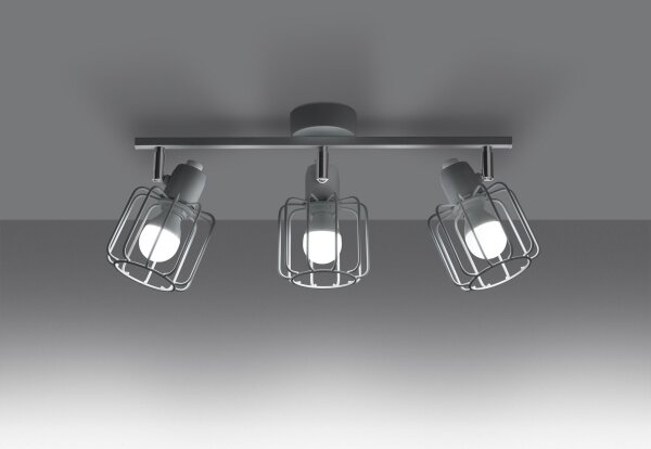 Sollux SL.1113 - Bodové svítidlo BELUCI 3xE14/40W/230V bílá