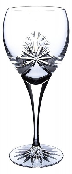 Onte Crystal Bohemia Crystal ručně broušené sklenice na bílé víno Mašle 340 ml 2KS