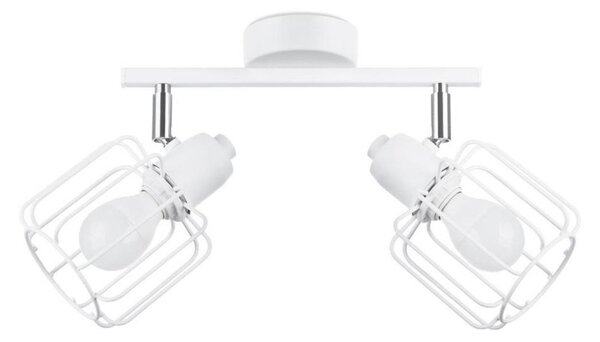 Sollux SL.1112 - Bodové svítidlo BELUCI 2xE14/40W/230V bílá