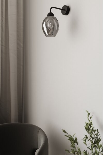Sollux SL.1143 - Nástěnná lampa FILLAN 1xE27/60W/230V černá