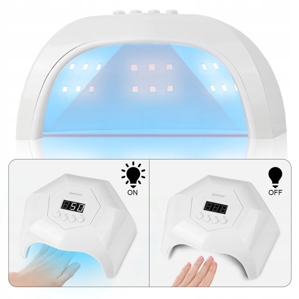 UV LED lampa NL-3 168W 42 LED pro manikúru a pedikúru