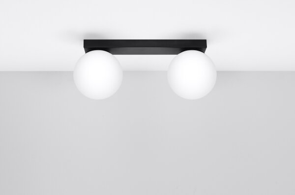 Sollux SL.1152 - Stropní svítidlo YOLI 2xG9/12W/230V černá