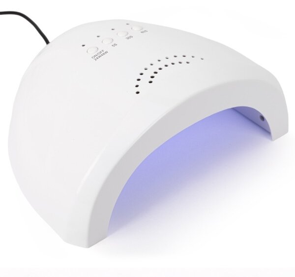 Duální UV/LED lampa MollyLac 48 W pro hybridní laky a gely ONE 5V s USB kabelem bílá