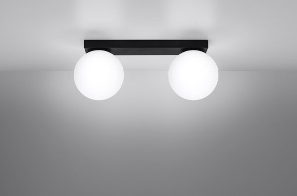 Sollux SL.1152 - Stropní svítidlo YOLI 2xG9/12W/230V černá