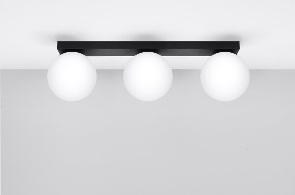 Sollux SL.1153 - Stropní svítidlo YOLI 3xG9/12W/230V černá