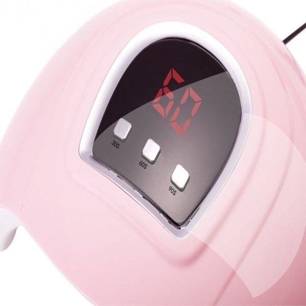 UV Lampa 18 LED, 54 W, USB, růžová