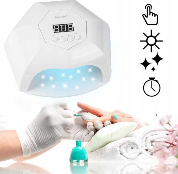 UV LED lampa NL-3 168W 42 LED pro manikúru a pedikúru