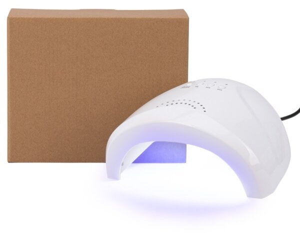 Duální UV/LED lampa MollyLac 48 W pro hybridní laky a gely ONE 5V s USB kabelem bílá