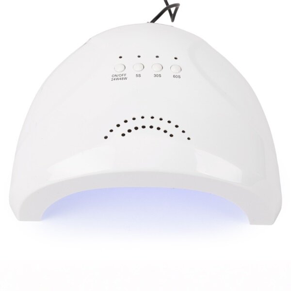 Duální UV/LED lampa MollyLac 48 W pro hybridní laky a gely ONE 5V s USB kabelem bílá