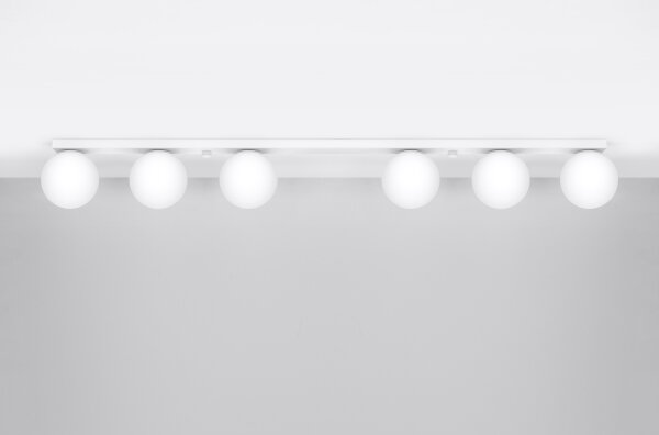 Sollux SL.1150 - Stropní svítidlo YOLI 6xG9/12W/230V bílá