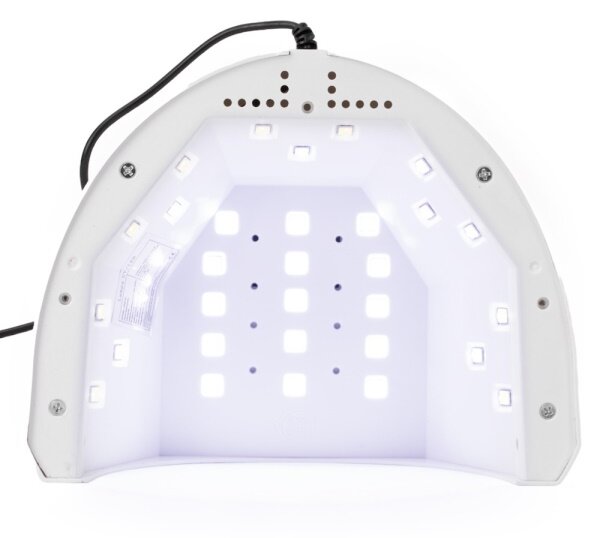 Duální UV/LED lampa MollyLac 48 W pro hybridní laky a gely ONE 5V s USB kabelem bílá