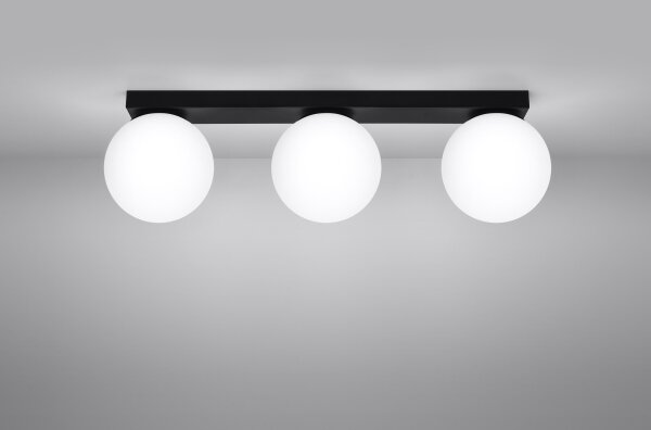 Sollux SL.1153 - Stropní svítidlo YOLI 3xG9/12W/230V černá