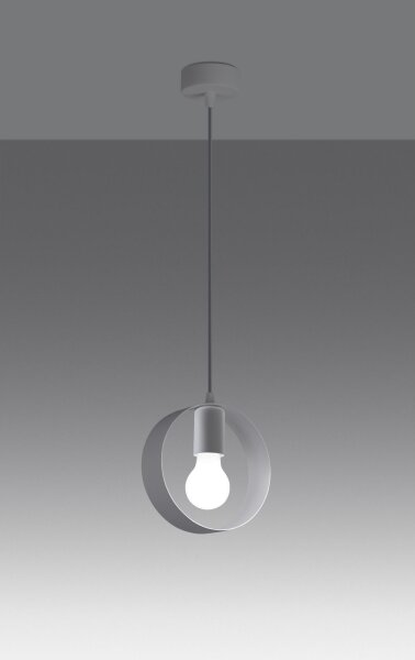 Sollux SL.1137 - Lustr na lanku TITRAN 1xE27/60W/230V bílá