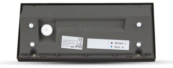 LED Venkovní nástěnné svítidlo LED/12W/230V 6400K IP65 černá
