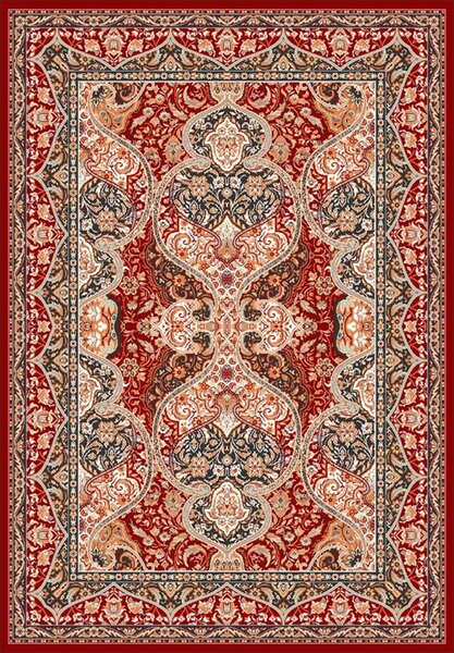 Kusový koberec klasický Agnella Gizel Girisz Bordó Rozměr: 240x330 cm