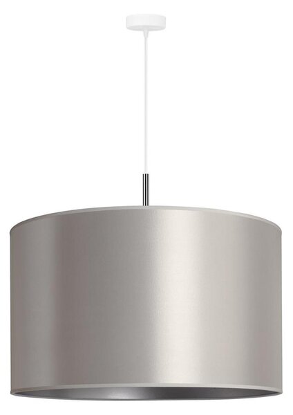 Duolla - Lustr na lanku CANNES 1xE27/15W/230V pr. 50 cm stříbrná