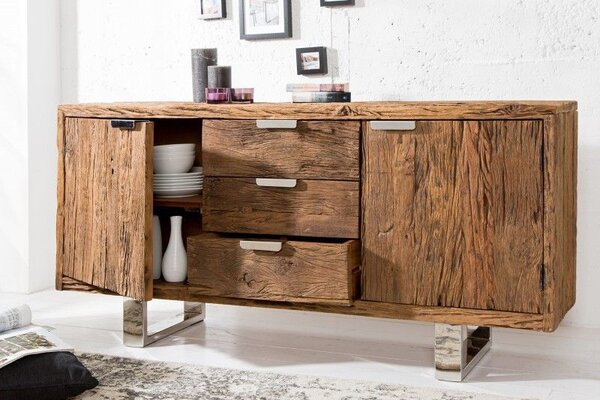 Komoda BARRACUDA EXOTIC 160 CM masiv teak Nábytek | Úložné prostory | Komody | Nízké