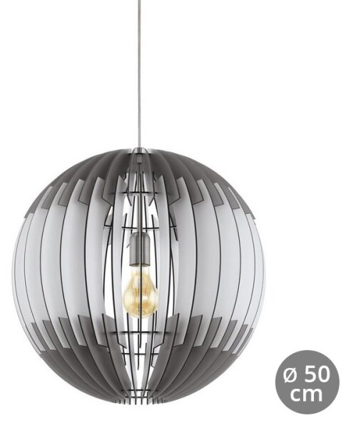 Eglo 79138 - Lustr na lanku OLMERO 1xE27/60W/230V