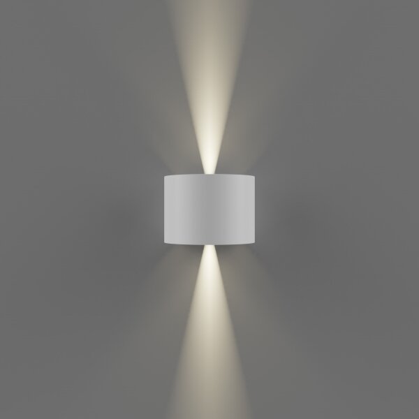 APLED - LED Venkovní nástěnné svítidlo OVAL 2xLED/3W/230V IP65