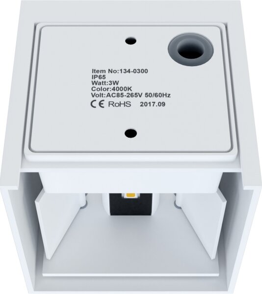 APLED - LED Venkovní nástěnné svítidlo CUBE 2xLED/3W/230V IP65