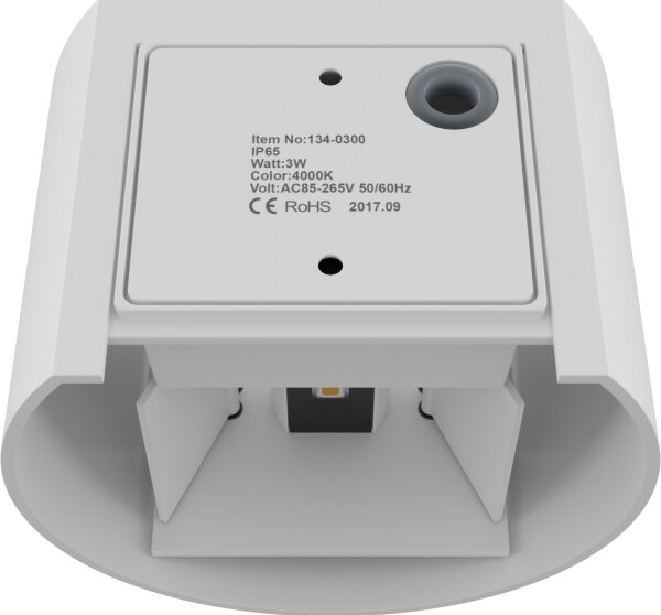 APLED - LED Venkovní nástěnné svítidlo OVAL 2xLED/3W/230V IP65
