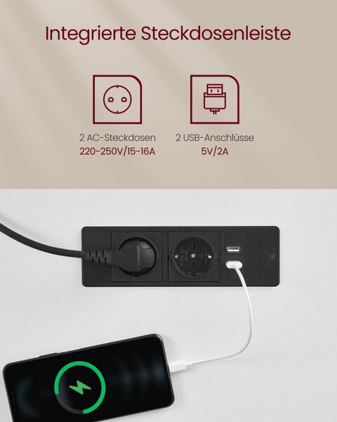 Elektrický kancelářský stůl LSD116W01