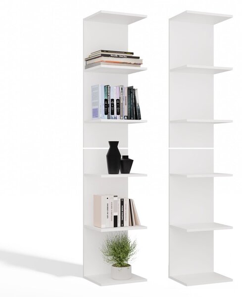 TP Living Regál FRAME 180 cm bílý